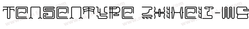Tensentype ZhiHeiJ-W6字体转换